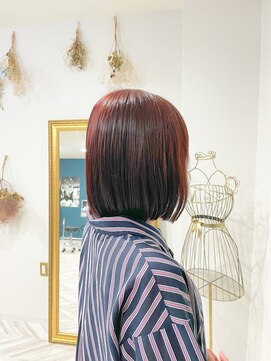 ネバーランド(NEVERLAND) ま～るいピンクチェリーボブ