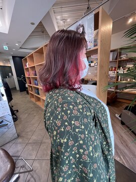 ソワンドゥブレス 瓜破店(soin de brace) inner RED×ラテブラウン