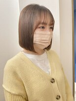 ロンドネートゥル 新潟(Lond naitre)&nbsp;【Lond naitre本田】ペールベージュカラーボブ