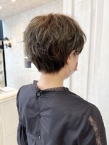 キャアリー(Caary)&nbsp;福山市美容室Caary人気 ショートスタイルくるっとウェーブパーマ