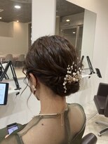 カリテス(XARITES)&nbsp;大人可愛い華やかヘアセットナチュラルイベント結婚式20代30代