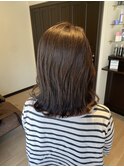 切りっぱなし×外はね