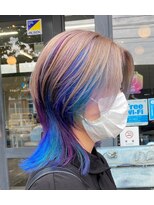 ヘア ウィズウォーター HairWithWater&nbsp;クール系グラデーションカラーのスタイリッシュレイヤー