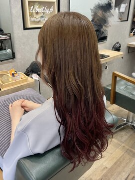 リベストバイジェービー 稲毛(li best. byjb) グレージュカラー/デザインカラー/シルキーベージュ【稲毛】