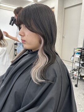 ロンド マーレ 天神大名店(Lond mare) ピンクブラウン/暖色カラー/カシスピンク/韓国ヘア/顔周りカット