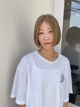 リトルピル(little pills) ブリーチでつくるベージュカラー