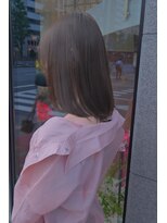 ネイヴィル 銀座(navile)&nbsp;髪質改善　シアンベージュ