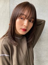 【ナチュラルな仕上がり☆ストレート】こだわりの薬剤でダメージを抑え自然な指通りの実現♪