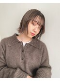 外ハネボブ　レイヤーボブ　ミニボブ　くびれミディアム