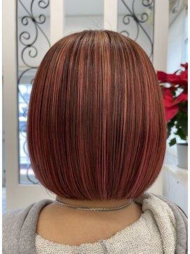 サロンドノア(Salon de NoA) ボブ×ピンク