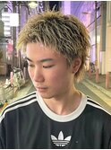 スパイキーショートザクザクショートアップバングツーブロック