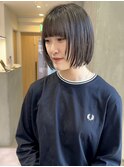 【YOKE】20代30代アッシュグレージュカラー顔まわりレイヤー