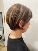 ハイライト ナチュラルショート　クールショート　ショートボブ