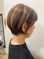 ゴーシェン 津田沼本店(Goshen)&nbsp;ハイライト ナチュラルショート　クールショート　ショートボブ