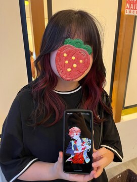 サラビューティーサイト 志免店(SARA Beauty Sight) 【あんstyle】推し活！インナーレッド！