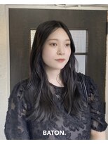 バトン(BATON)&nbsp;暗めオリーブグレージュ