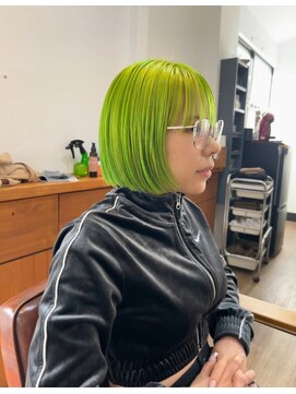 コンパス(COMPASS) ハイトーンあごラインボブ