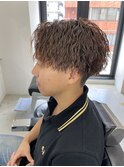メンズ 縦落ちパーマ ツイストスパイラル