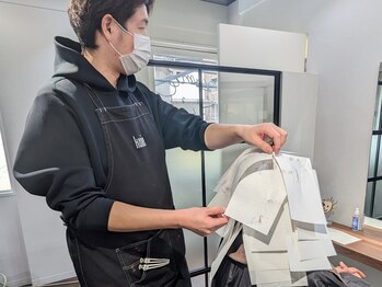 カミエ(kamie)の写真/独自の技術♪【グロスシールカラー】kamieの白髪染めは明るく染まる！なのにしっかり染まる☆
