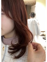 シアン 栄店(CYAN.)&nbsp;ワンカラーでできる！明るめチェリーレッド