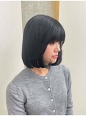 20代30代40代髪質改善トリートメントブルーブラック透け感