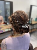 結婚式ヘアアレンジ