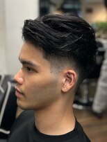 ビンゴ 高松店(BINGO)&nbsp;黒髪スキンフェード刈り上げショートフェード高松バーバー