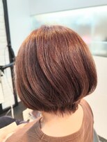 ヘアースタジオ ジェイワン(hair studio J ONE)&nbsp;30代40代50代60代ふんわりショートボブ　ブリーチ無し白髪ぼかし