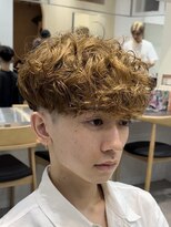 フィフスパーク(fifth PARK) 渋谷スペインカール外国人風パーマメンズカット刈り上げフェード