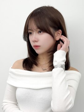 アマトウキョウスマートサロン(AMA TOKYO×Smart Salon) くびれレイヤー/顔まわりカット/レイヤーカット/小顔ヘア