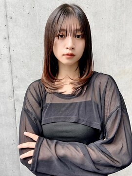 ユアーズ ヘア 恵比寿本店(youres hair) 髪質改善トリートメントで叶う美髪ストレート 艶髪 前髪