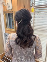 ブライト(bright)&nbsp;大人ナチュラルハーフアップ/ゆる巻き/福岡