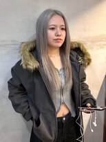 コミレ(COMILE)&nbsp;縮毛矯正毛×ミルクティーシルバー