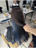 ◎インナーカラー×イヤリングカラーで魅せるハイトーン所沢