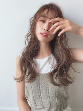 ピュアメンド 吉祥寺(Pure Mend) アッシュグレージュ×ゆるふわウェーブロング