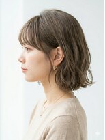 アイスバーグ ウェスト 清澄白河(eyesburg W/est)&nbsp;ゆるふわボブパーマ毛先パーマ外ハネ大人可愛い