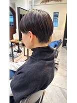 リディー(Lidee) 耳掛けマッシュショート黒髪12.11