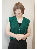 チザン(TIZAN)&nbsp;ミルクティーベージュ × ミニボブ