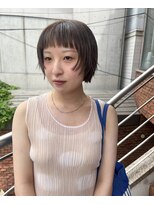 スロウ 代官山(Sraw) ボブ ボブレイヤー ブラウンカラー ブラウンベージュ 顔周り