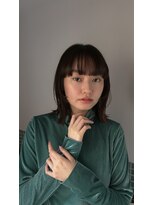 キチ(kichi.)&nbsp;ダークブラウンの顔まわりレイヤーミディアム