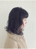 Guest style ゆるふわ パーマ 切りっぱなし
