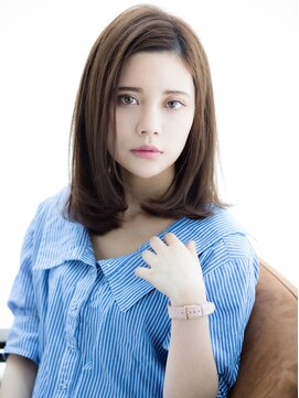 ルーチェ 大宮(Luce) 似合わせカットの大人かわいいグレージュ耳かけ小顔ミディアム☆