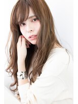 ラフィス ヘアーピュール 梅田茶屋町店(La fith hair pur)  【La fith】 ヌーディベージュロングスタイル