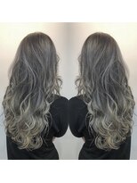 ルートヘアー(Root Hair) パールシルバーからのホワイトベージュ