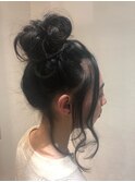 女子力アップ！いつもと違うアレンジヘア★お団子アップ！