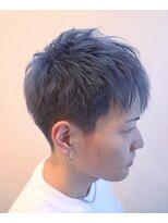 ヘアーグルーミング アイム(Hair &Grooming aim) 【メンズカット】刈り上げショート＆ブルーカラー