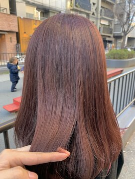 アディション 渋谷(ADITION) 【ADITION渋谷】ブラウンピンクカラー