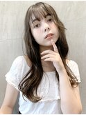 ラフウェーブ_ココアブラウンフリンジウェーブ_67918
