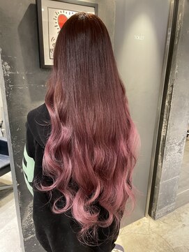 ランズ(LANDS) 桜色☆ピンクグラデーションカラー