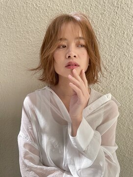 フェリア 池田(FERIA) 【FERIA 池田】マロンベージュ＊Aラインボブ